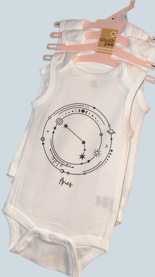 Minimal Line Art Zodiac Onsie