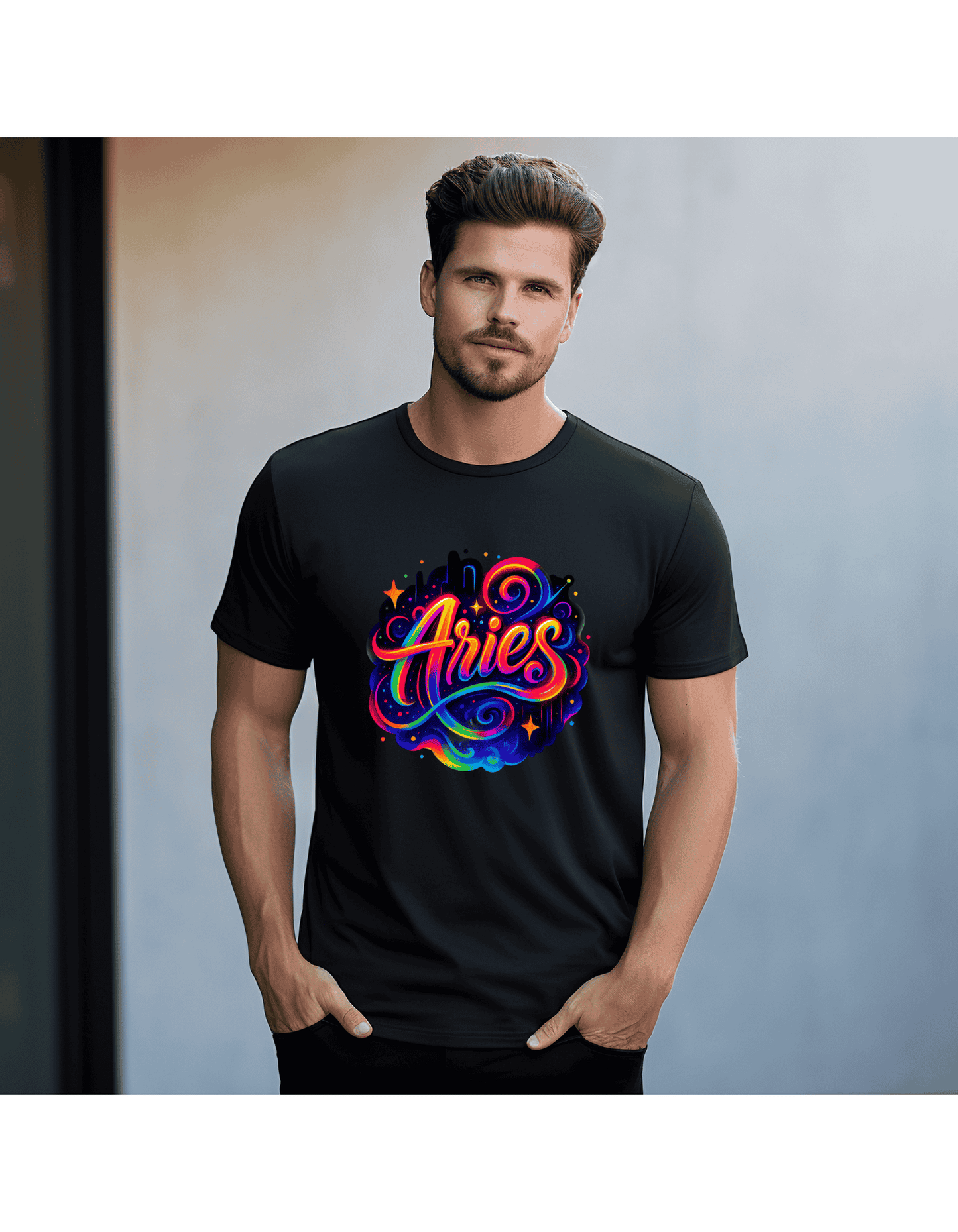 Zodiac Glow Graphic T-Shirt