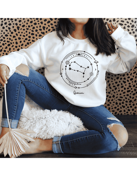 Minimal Line Art Zodiac T-Shirt / Sweatshirt